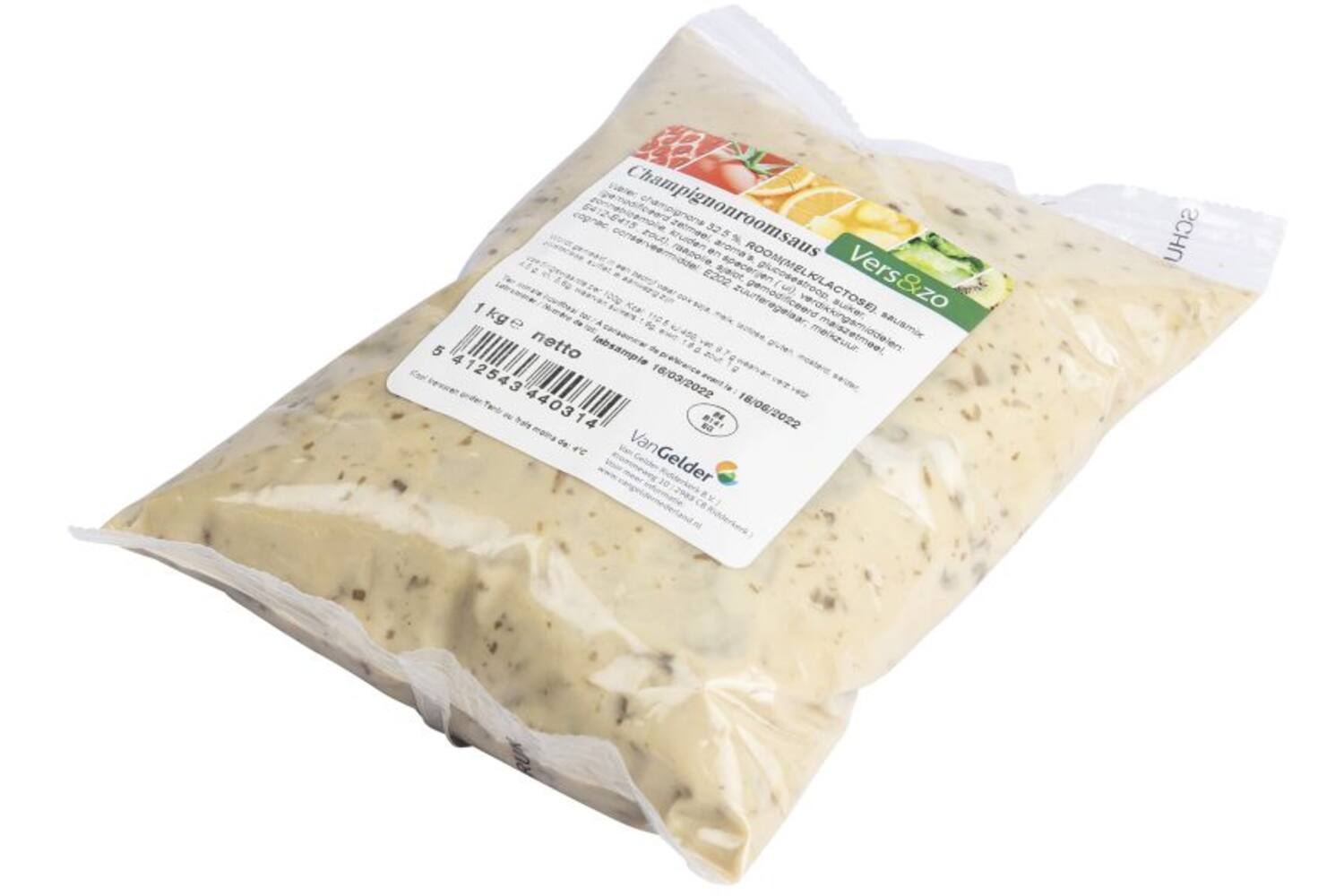 Champignonroomsaus zak 1kg stuk 2